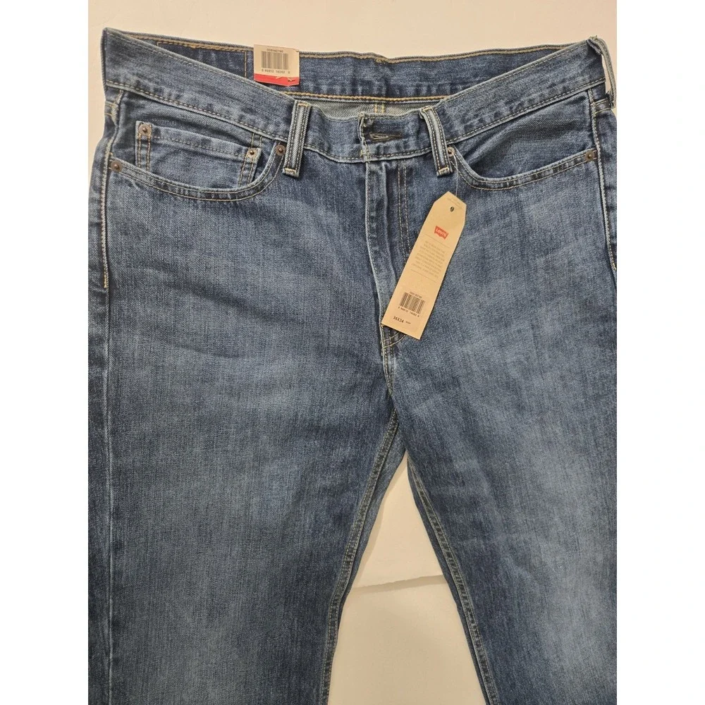 Levi's‎ 514 Straight Fit Jeans Men's 36x34 Blue Denim  Classic Casual
